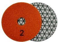 Алмазные гибкие шлифовальные круги JANE Pads 5-STEP №2 D100 Алмазные гибкие шлифовальные круги JANE Pads 5-STEP №2 D100